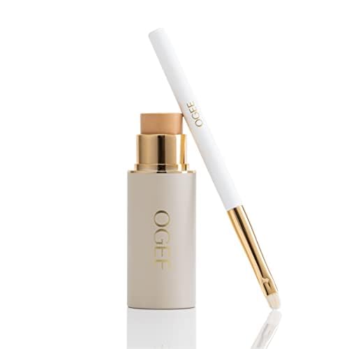 Ogee Makeup Brush Set - Includes Professional Quality Foundation Blender Brush, Ultra-Soft, Precision Brush & Makeup Brush Cleaner-VivaGrace Women