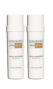 Surgeon's Skin Secret Beeswax Moisturizer 2.5oz. Twist-Up Stick (2 Pack) - Vanilla