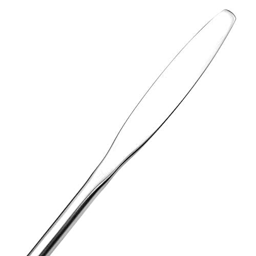 5Pcs Makeup Spatula tool metal Set Professional Beauty Stainless Steel Cosmetics Mixer Long Metal Spatula Depotting Mixing Tool (#1)-VivaGrace Women