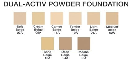 Jolie Dual-Activ Matte Finish Pressed Powder Foundation (Light Beige)-VivaGrace Women