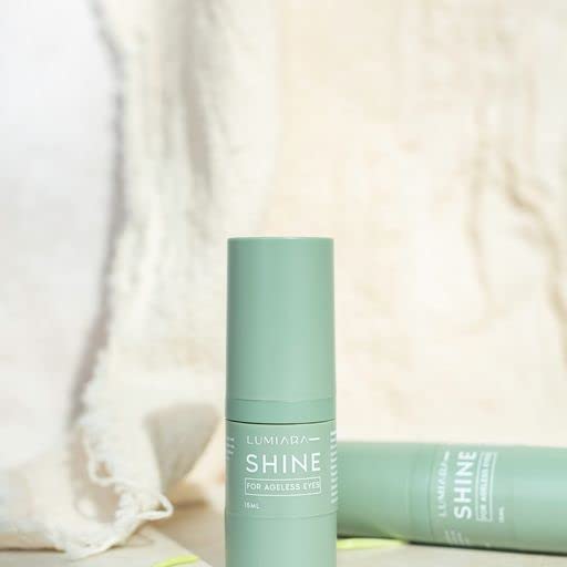 Lumiara Shine Anti Aging Eye Serum - Hydrating and Brightening Serum For All Ages & Skin Types - Organic, Paraben Free, Cruelty Free & Plant Based Wrinkle Reduction - Made In The USA - 15 ml-VivaGrace Women