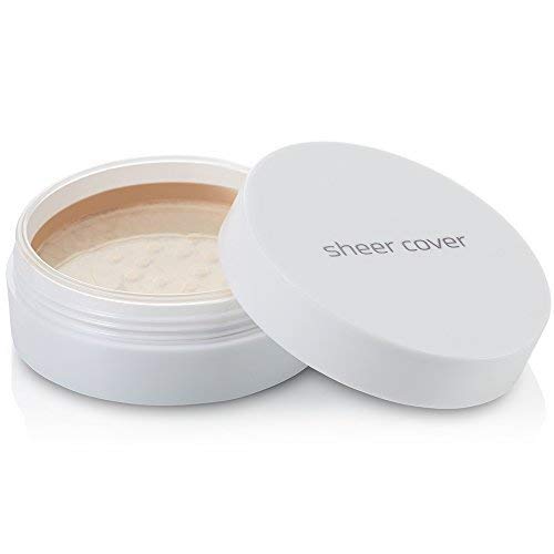 Sheer Cover Perfect Shade - Mineral Foundation Makeup Kit w Free Foundation Brush - Medium Shade - Foundation Powder Makeup and Mineral Makeup, Best Full Coverage Foundation 4 Grams-VivaGrace Women