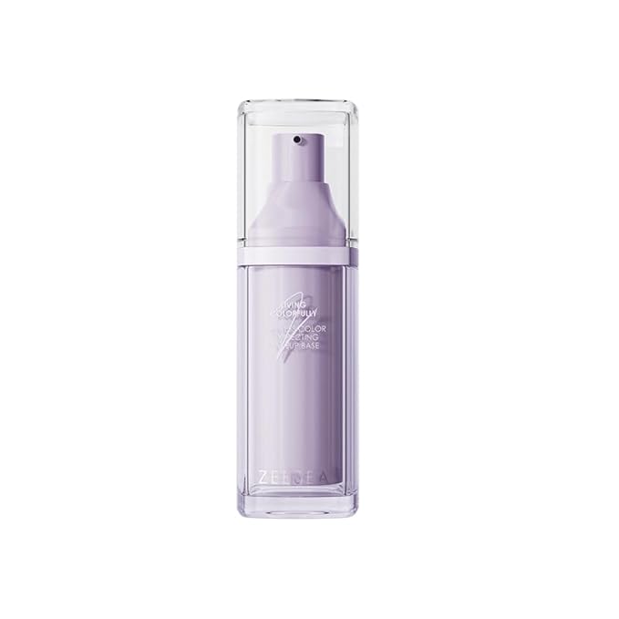 ZEESEA Purple Illuminating Face Primer for Brighten, Base Skin Color Correcting Primer for Poreless, Makeup Application & Hydrating Tinted Glow, Cruelty-Free Long Lasting Power Grip Formula, 1.06 Oz-VivaGrace Women