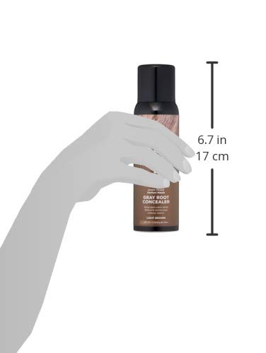 Keratherapy Keratin Infused Perfect Match Gray Root Concealer Spray, Light Brown, 3 oz, 118ml - Root Cover Up Spray to Hide Gray Roots - Keratin Therapy Hair Darkening & Temporary Scalp Concealer-VivaGrace Women