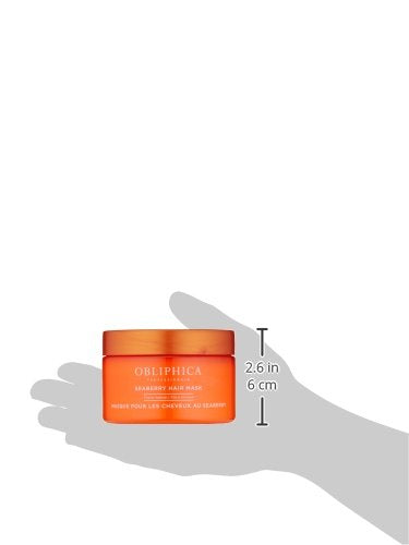 Obliphica Seaberry Hair Mask - Deep Conditioning Hydrating Treatment for Dry and Damaged Hair - Fine, Frizzy, and Color-Treated Hair - 8.5 Ounce (Pack of 1)-VivaGrace Women