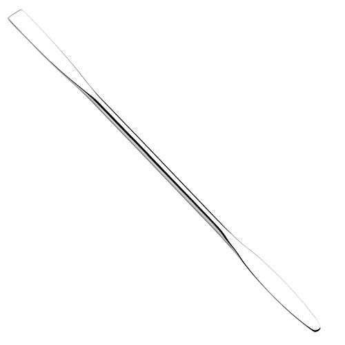 5Pcs Makeup Spatula tool metal Set Professional Beauty Stainless Steel Cosmetics Mixer Long Metal Spatula Depotting Mixing Tool (#1)-VivaGrace Women