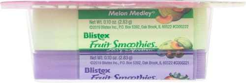 Blistex Fruit Smoothies Lip Protectant Assorted, 3 ct (Packaging May Vary)-VivaGrace Women