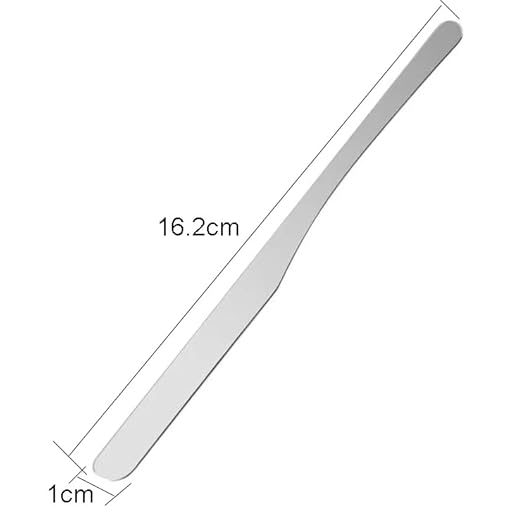 3 Pieces Stainless Steel Makeup Spatula Foundation Mixing Tool Eye Cream Spoon Beauty Scoop Makeup Beauty Spoons Cosmetic Skincare Spatula for Home Beauty Salon Use, Silver-VivaGrace Women