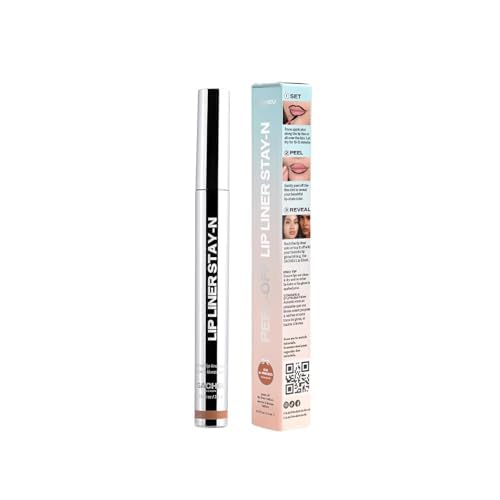 Sacheu Lip Liner STAY-N & Lip Elixir Bundle — Long Lasting Matte Lip Tattoo, Transfer Proof Lipstain Infused with Hyaluronic Acid & Vitamin E, for All Skin Types — P-inked and Clear-VivaGrace Women