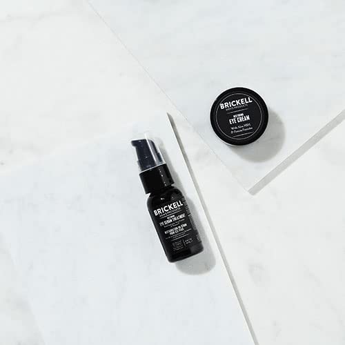 Brickell Men's Restoring Eye Routine for Men, Eye Serum and Eye Cream for Men, Natural and Organic, Unscented, Men's Skin Care Gift Set-VivaGrace Women
