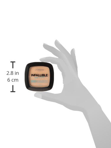 L'Oréal Paris Infallible Pro Glow Pressed Powder, Sun Beige, 0.31 oz.-VivaGrace Women