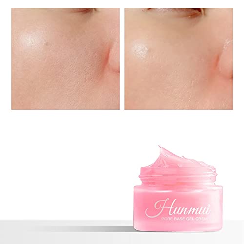 2Pcs Hunmui face primer pore base gel cream,Magical perfecting base face primer under foundation Anti-Aging WrinklesShrink Pore Remove Fine LinesExfoliatingAnti-Oxidation-VivaGrace Women