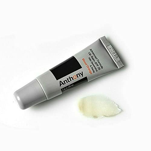 Anthony 25 SPF Lip Balm with Sunscreen for Lips – Contains Green Tea Extract, Shea Butter & Vitamin E – Moisturizing Repair Care Treatment for Chapped & Dry Lips – Blood Orange Flavor-VivaGrace Women