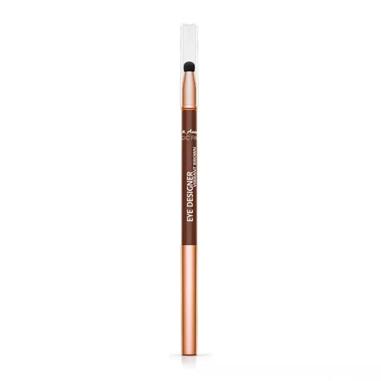 M. Asam MAGIC FINISH EYE DESIGNER Vibrant Brown - waterproof eyeliner for a long-lasting & color-intensive result with integrated sponge for easy blending, eye make-up, 0.01 Oz-VivaGrace Women