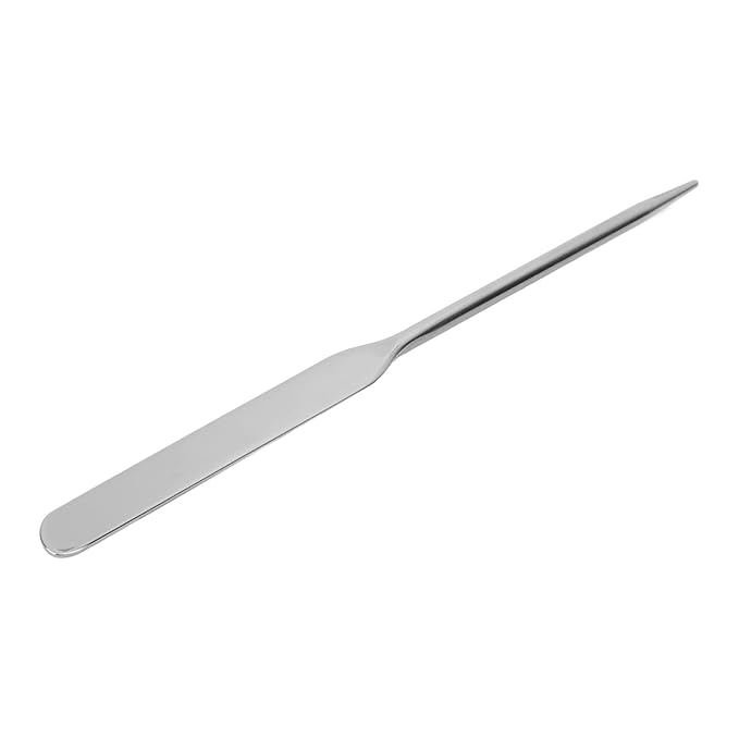 Stainless Steel Makeup Spatula for Professional, Makeup Spatula Ergonomic Nail Art Stirring Tool Facial Mixing Stick Makeup Artist Makeup Tool Beauty Spatula Nail Art Makeup Stirring Rod-VivaGrace Women