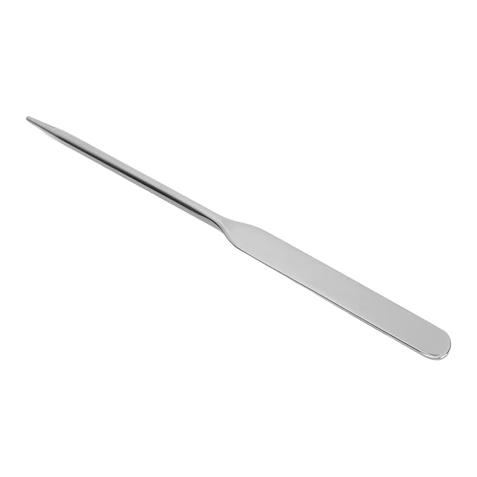Stainless Steel Makeup Spatula for Professional, Makeup Spatula Ergonomic Nail Art Stirring Tool Facial Mixing Stick Makeup Artist Makeup Tool Beauty Spatula Nail Art Makeup Stirring Rod-VivaGrace Women