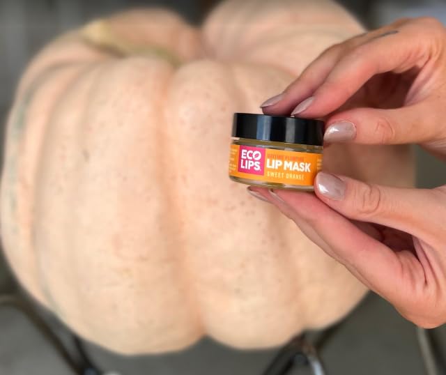 Eco Lips Plumping Daytime Lip Mask with Hyaluronic Acid and Upcycled Cloudberry Oil, 2-pack by Eco Lips 100% Natural. Made in USA-VivaGrace Women