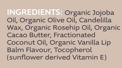 Slo | Natural Lip Balm - All Natural Ingredients, Vegan & Cruelty Free, Hydrating & Soothing, Plastic Free, Paper Packaging | Vanilla + Cacao, 0.28oz-VivaGrace Women