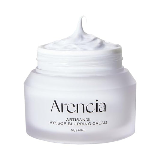 Hyssop Blurring Cream, Intense Collagen Face Moisturizer & Night Repair Cream for Anti-Aging, Nourishing Skin Barrier, Premium Korean Skincare, 1oz-VivaGrace Women