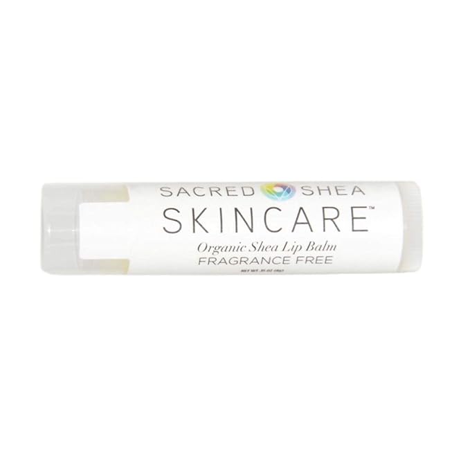 Organic Unscented Natural Moisturizing Lip Balm, Natural Lip Repair, Healing Organic Fragrance-Free Shea Butter 4 Pack-VivaGrace Women