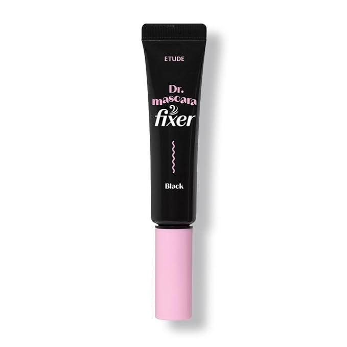 ETUDE Dr. Mascara Fixer #02 Black | Long-Lasting Smudge-Proof Mascara Fixer with Care Effect | Eyelash Primer | Korean Makeup, Kbeuaty, Perfect for Gift