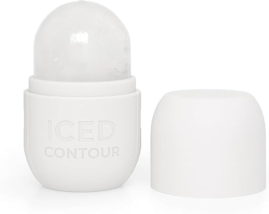 Ice Roller for Face, Ice Face Roller for Eyes, Neck and Cold Therapy for Injuries. Ice Mold for Face Massager, Skin Care. Remove Fine Lines, Shrink Pores, Reduce Acne (White)-VivaGrace Women