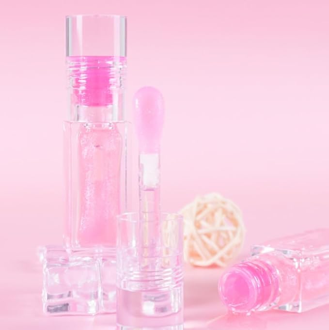 2pc Magic Color Changing Lip Oil, Hydrating Lip Glow Oil Plumping Gloss Tinted Lip Balm Transparent Moisturizing Toot Lip Care-VivaGrace Women