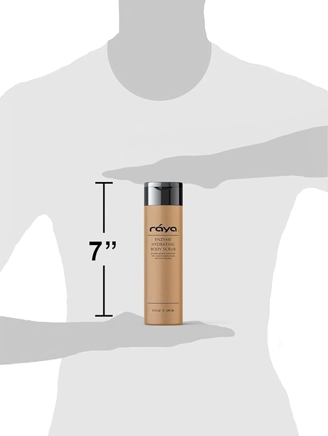 RAYA Enzyme Hydrating Body Scrub 8 oz Pineapple Scent (S-104) | Gentle and Exfoliating Body Scrub | Made with Seaweed, Jojoba Beads, and Fruit Enzymes-VivaGrace Women