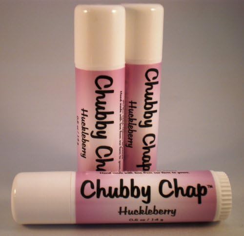 Three (3x) Large Jumbo Chapstick Natural Chapstick - 1/2 Ounce Lip Balm (Huckleberry)-VivaGrace Women
