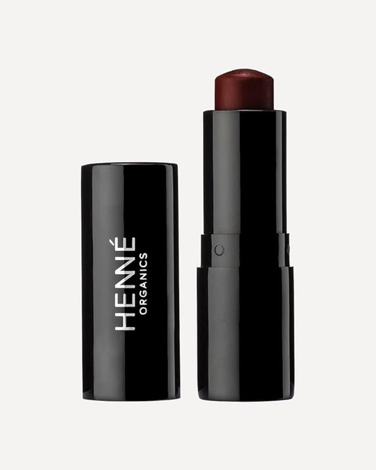 Henné Organics Luxury Lip Tint - Moisturizing, Sheer Natural Color - Nightfall (Dark Red)-VivaGrace Women