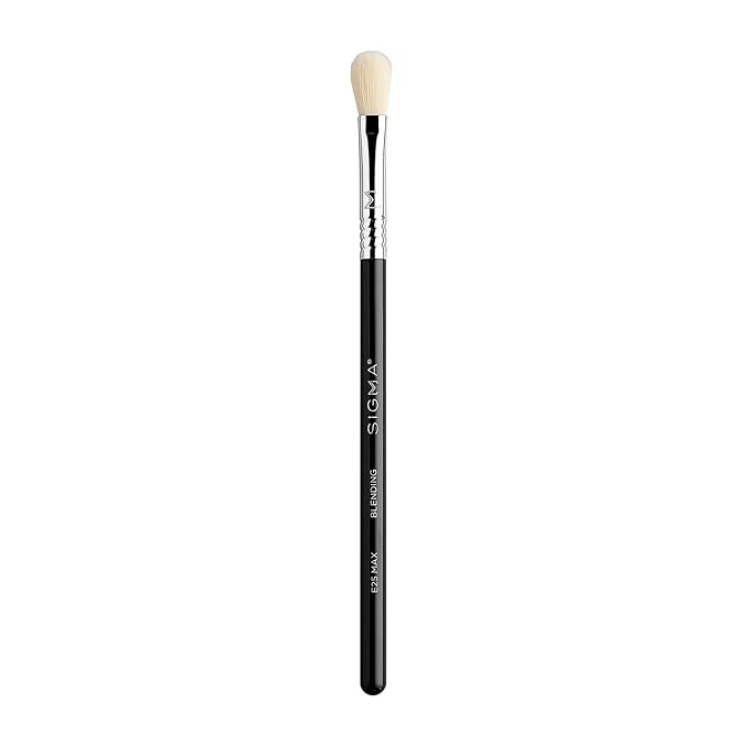 Sigma Beauty Professional E25 Max Eyeshadow Blending Brush – Professional Eyeshadow Brush for Seamless Eyeshadow Blending, Softens Dramatic Edges & Harsh Lines for a Well Blended Effect (1 Brush)-VivaGrace Women