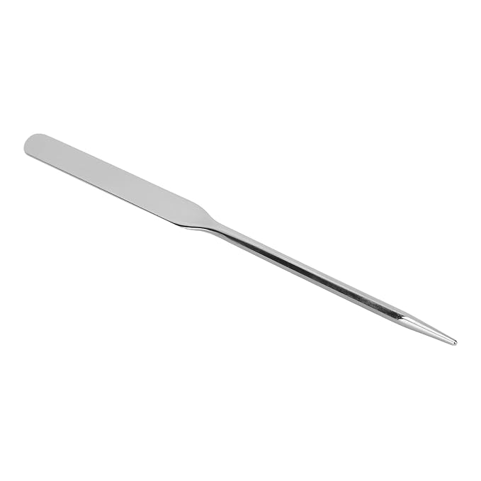 Stainless Steel Makeup Spatula for Professional, Makeup Spatula Ergonomic Nail Art Stirring Tool Facial Mixing Stick Makeup Artist Makeup Tool Beauty Spatula Nail Art Makeup Stirring Rod-VivaGrace Women
