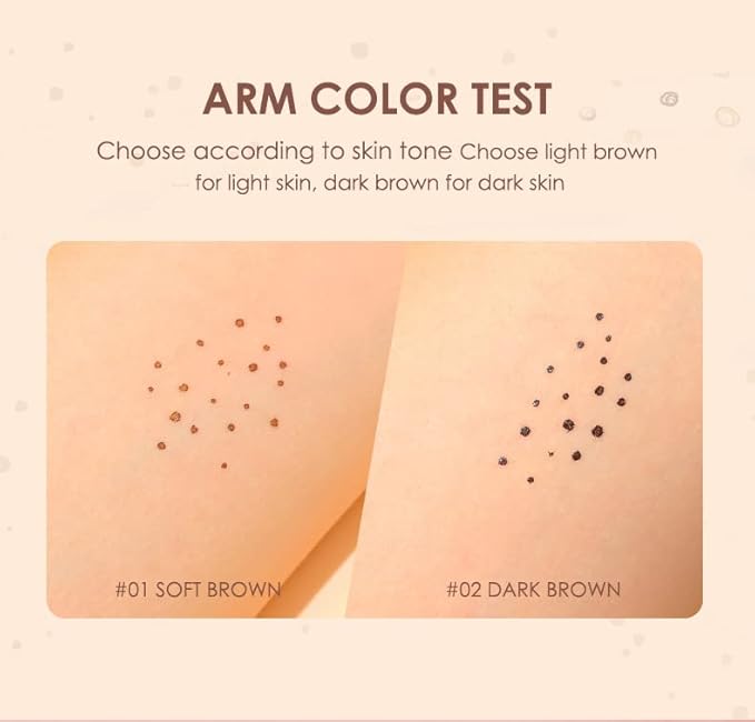 Freckle Pen Faux Freckle Pen Colour Pop Freckle Pen Supernaturally Realistic Freckles Makeup Brush Fantastic Freckles Pen Long-lasting Waterproof Soft-point Absorbent Pen For a Natural and Easy Makeup Look (dark brown)-VivaGrace Women