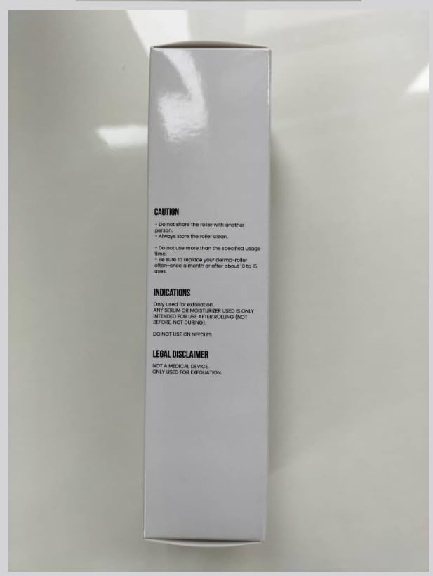 ROSELYNBOUTIQUE Derma Roller for Hair Beard Facial Skin Face 540 Microneedles At-Home Beauty Instrument White Holiday Gift for Men Women-VivaGrace Women