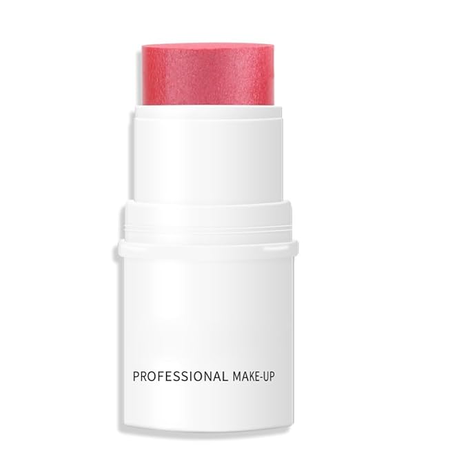 Cream Blush Stick for Cheeks, Waterproof Cream Makeup Blush Stick, Long-Lasting Multi-use Blush Makeup Stick, Natural-Looking, Lightweight Skin Tint Blush Makeup for All Skin-VivaGrace Women