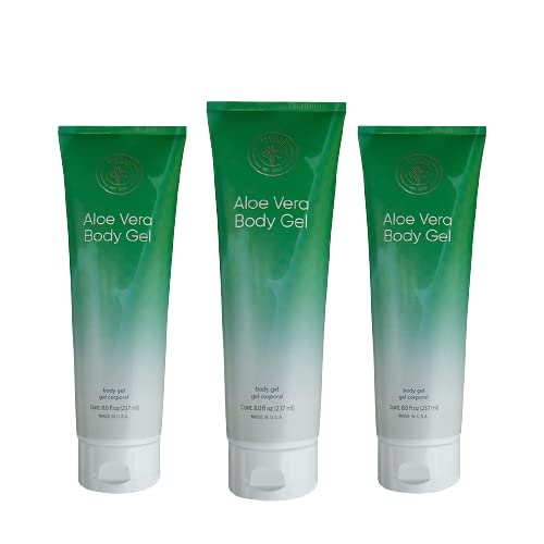 L’EUDINE Aloe Vera Gel – Pack of 3 – 8Fl Oz Aloe Vera Lotion – Premium Aloe Vera for Hair, Face and Body – Rich in Nutrients and Vitamins – Ideal for Burns, Scars, Massage-VivaGrace Women