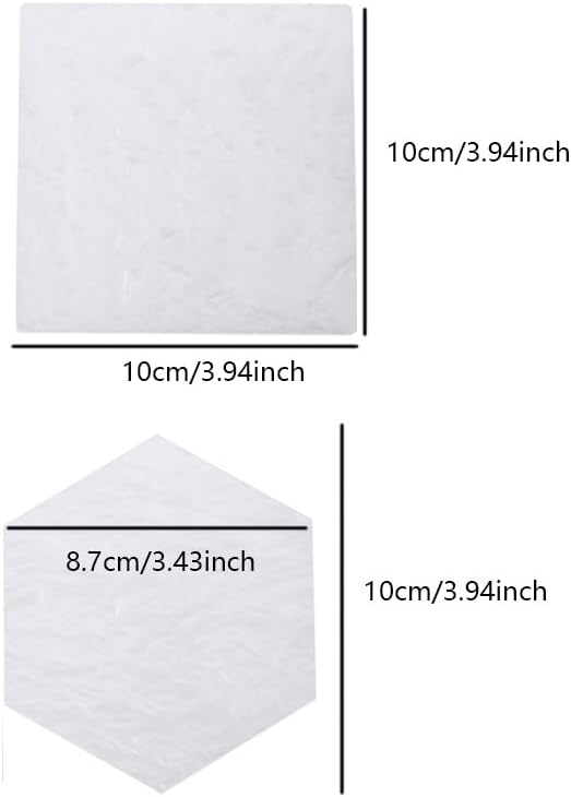 2pcs Nail Art Palette, False Nail Tips Display Board, Nail Art Painting Mixed Color Palette, Nail Art Display Cosmetic Mixing Tools (Hexagon/Square)-VivaGrace Women