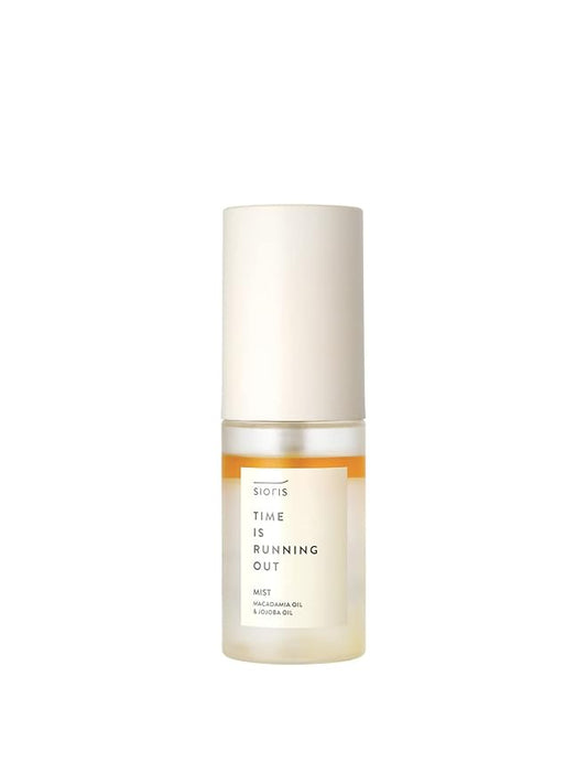 SIORIS Time Is Running Out mist 30ml (organic, vegan), glass skin face mist for Sensitive Skin, jojoba oil for moisture lock, enriched citrus water rejuvenates glass veil finish-VivaGrace Women