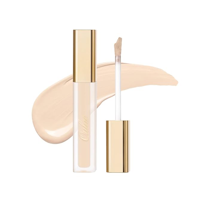 Oulac Full Coverage Concealer, Concealer Stick for Face and Eye Dark Circles, Hydrating Concealer Infused with Hyaluronic Acid, Vegan Concealer 3.8ml, Shade: W1 Porcelain-VivaGrace Women