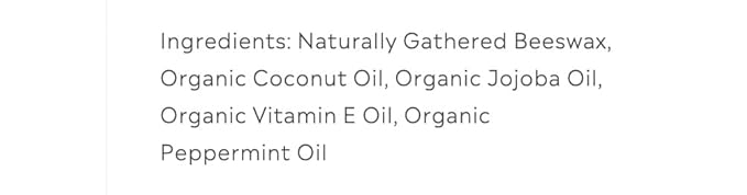 100% Natural Beeswax Lip Balm with Organic Oils (Cool Peppermint, 4 pack)-VivaGrace Women