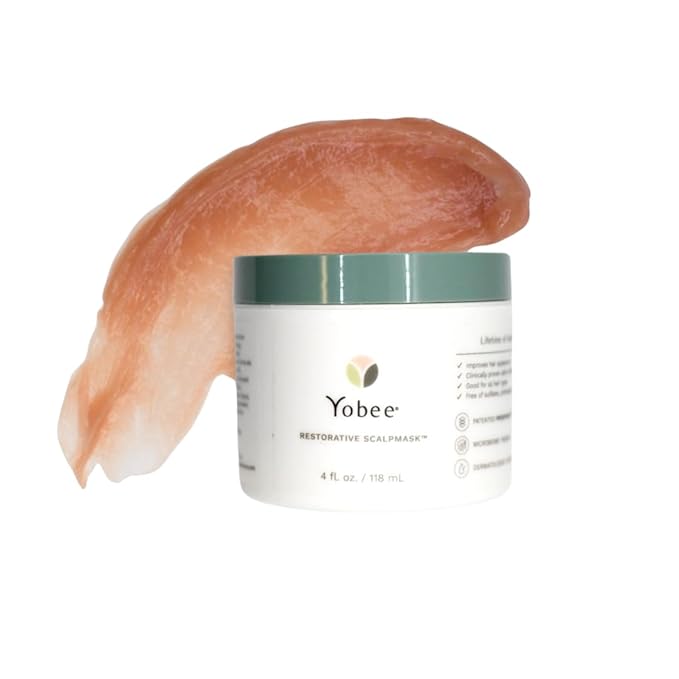 Yobee Restorative Scalp Mask - Dry Scalp Treatment Hair Mask - Probiotic Extracts, Organic Honey, Turmeric, Vitamin B12 - Natural Dry, Itchy, Sensitive Scalp and Dandruff Relief - for Adults, 4 fl oz-VivaGrace Women