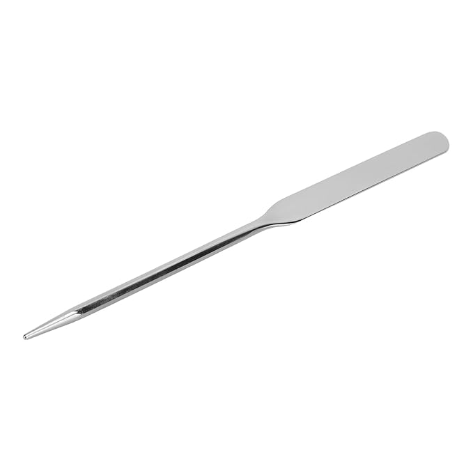 Stainless Steel Makeup Spatula for Professional, Makeup Spatula Ergonomic Nail Art Stirring Tool Facial Mixing Stick Makeup Artist Makeup Tool Beauty Spatula Nail Art Makeup Stirring Rod-VivaGrace Women