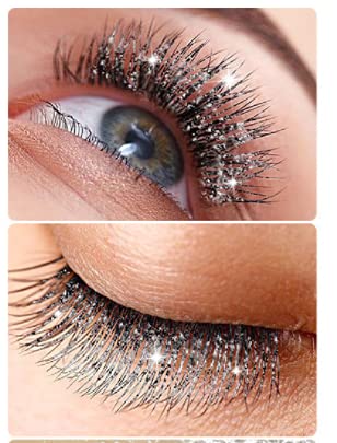 Maydear Silver Colored Mascara – Waterproof, Long Lasting, Smudge-Proof, Fast-Drying Lengthening Mascara for Party & Stage Make-VivaGrace Women