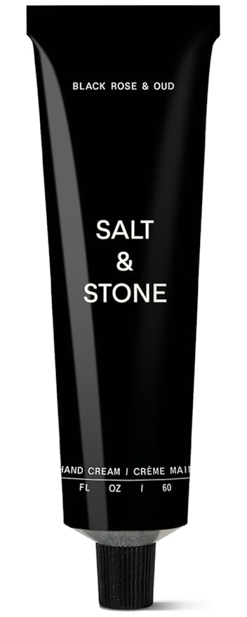 Salt & Stone Hand Cream for Women & Men | Black Rose & Oud | Hydrates, Nourishes & Softens Skin | Restores Dry Cracked Hands | Fast-Absorbing | Cruelty-Free & Vegan (2 fl oz)-VivaGrace Women