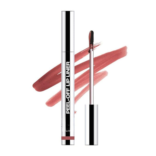 Longwear Peel-off Lip Stain Marker Peel Off with Vitamin E - Smudge-Resistant Lip Liner & Base for All Skin Types (03#)-VivaGrace Women