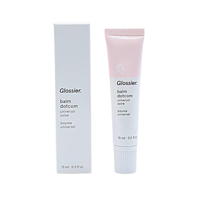 Glossier Balm Dotcom Lip Balm and Skin Salve - Original - Clear-VivaGrace Women