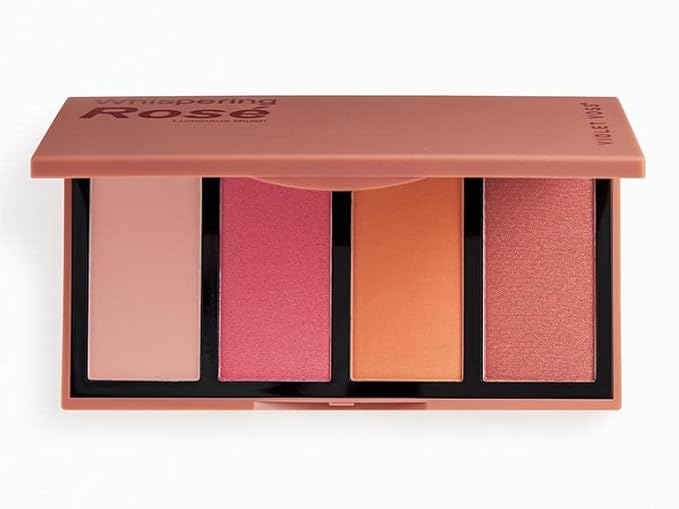 Whispering Rose Luminous Blush - 4 color blush palette-VivaGrace Women