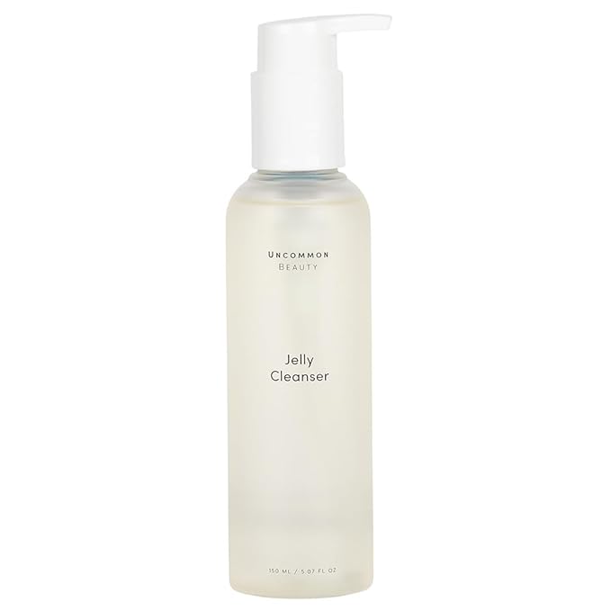 Jelly Cleanser - Daily Gentle Face Wash Enriched with Aloe Vera Gel - All Skin Types, Vegan, Cruelty Free, Fragrance Free, 5.07 FL OZ