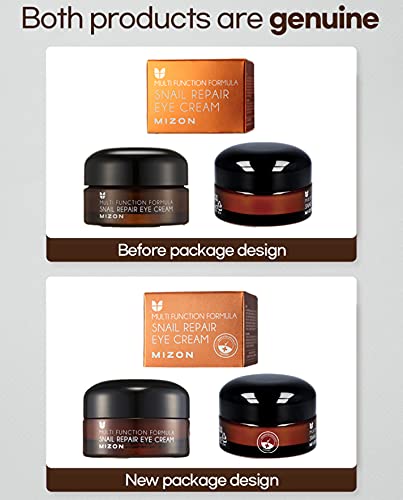 MIZON Snail Line Snail Repair Eye Cream, natural treatment, wrinkle treatment, fine line, hydrating, healthy skin, Korean skincare (0.84 oz)-VivaGrace Women