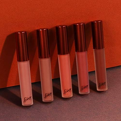 BBIA Last Velvet Lip Tint - Soft & Creamy Matte Finish Lip Stain, Blur Effect with Velvety Texture, Long-Lasting, High Pigment, Lightweight, Non-Drying, Korean Lip Makeup (22 MELLOW NOTE)-VivaGrace Women